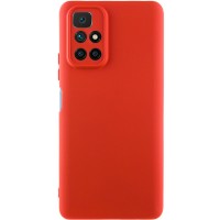 Чехол TPU GETMAN Liquid Silk Full Camera для Xiaomi Redmi 10 Красный / Red