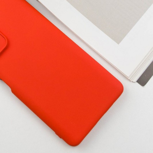 Чехол TPU GETMAN Liquid Silk Full Camera для Xiaomi Redmi 10 Красный / Red - изображение 1
