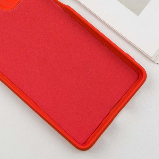 Чехол TPU GETMAN Liquid Silk Full Camera для Xiaomi Redmi 10 Красный / Red - изображение 2
