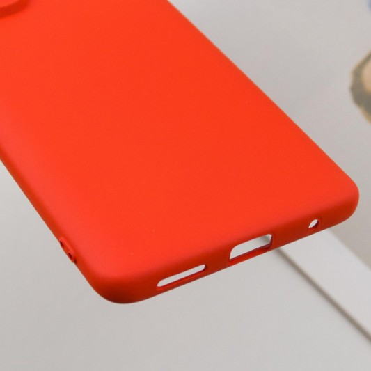 Чехол TPU GETMAN Liquid Silk Full Camera для Xiaomi Redmi 10 Красный / Red - изображение 4