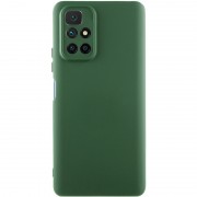 Чохол TPU GETMAN Liquid Silk Full Camera для Xiaomi Redmi 10 Зелений / Dark green