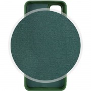 Чохол TPU GETMAN Liquid Silk Full Camera для Xiaomi Redmi 10 Зелений / Dark green