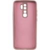 Чехол TPU GETMAN Liquid Silk Full Camera для Xiaomi Redmi 9 Розовый / Pink Sand