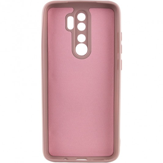 Чохол TPU GETMAN Liquid Silk Full Camera для Xiaomi Redmi 9 Рожевий / Pink Sand - зображення 1 