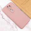 Чехол TPU GETMAN Liquid Silk Full Camera для Xiaomi Redmi 9 Розовый / Pink Sand