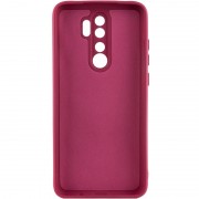 Чохол TPU GETMAN Liquid Silk Full Camera для Xiaomi Redmi 9 Бордовий / Marsala