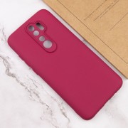 Чохол TPU GETMAN Liquid Silk Full Camera для Xiaomi Redmi 9 Бордовий / Marsala