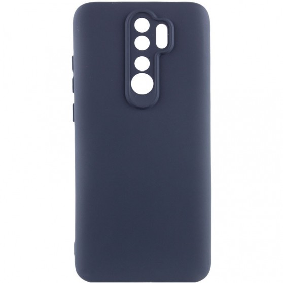 Чохол TPU GETMAN Liquid Silk Full Camera для Xiaomi Redmi 9 Синій / Midnight Blue