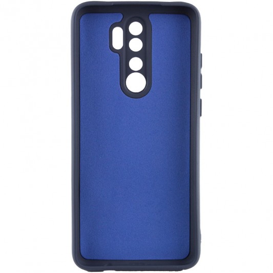 Чохол TPU GETMAN Liquid Silk Full Camera для Xiaomi Redmi 9 Синій / Midnight Blue - зображення 1 