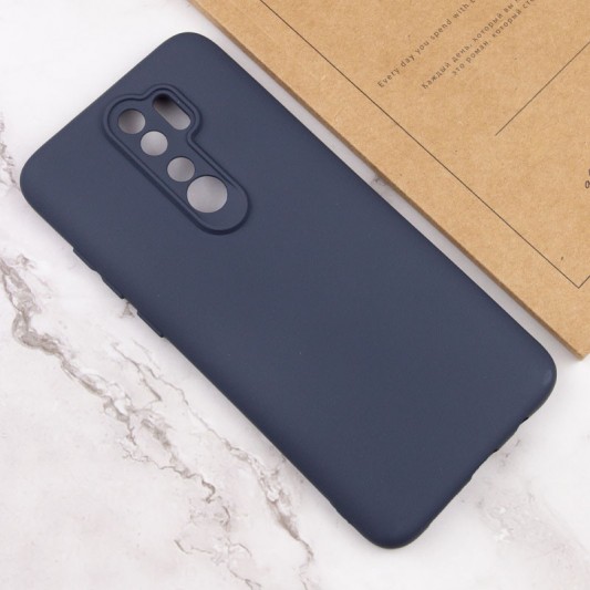 Чохол TPU GETMAN Liquid Silk Full Camera для Xiaomi Redmi 9 Синій / Midnight Blue - зображення 3 