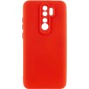 Чехол TPU GETMAN Liquid Silk Full Camera для Xiaomi Redmi 9 Красный / Red