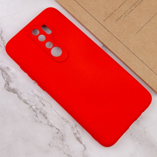 Чехол TPU GETMAN Liquid Silk Full Camera для Xiaomi Redmi 9 Красный / Red - изображение 1