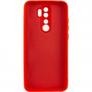 Чехол TPU GETMAN Liquid Silk Full Camera для Xiaomi Redmi 9 Красный / Red