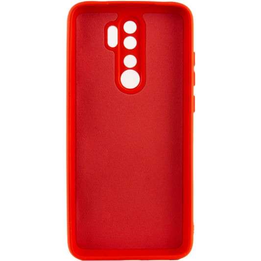 Чехол TPU GETMAN Liquid Silk Full Camera для Xiaomi Redmi 9 Красный / Red - изображение 2