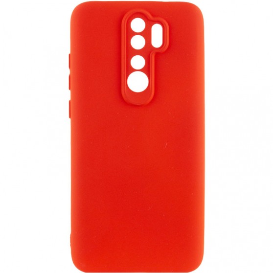 Чохол TPU GETMAN Liquid Silk Full Camera для Xiaomi Redmi Note 8 Pro Червоний / Red