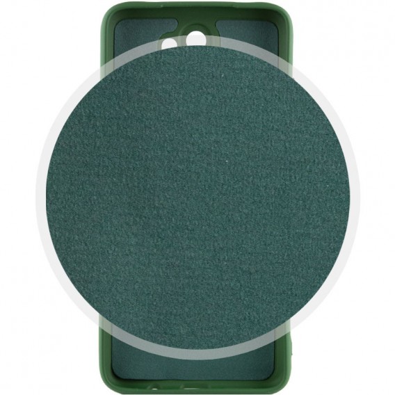 Чохол TPU GETMAN Liquid Silk Full Camera для Xiaomi Redmi Note 8 Pro Зелений / Dark green