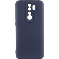 Чехол TPU GETMAN Liquid Silk Full Camera для Xiaomi Redmi Note 8 Pro Синий / Midnight Blue