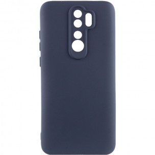 Чохол TPU GETMAN Liquid Silk Full Camera для Xiaomi Redmi Note 8 Pro Синій / Midnight Blue Чохол TPU GETMAN Liquid Silk Full Camera для Xiaomi Redmi Note 8 Pro Синій / Midnight Blue