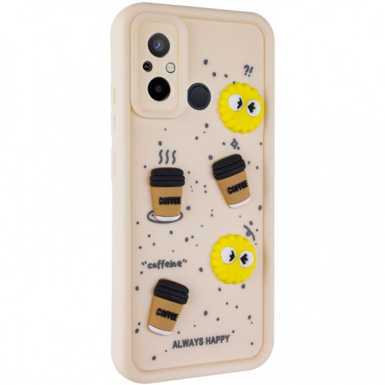 Чехол TPU Toys Case для Xiaomi Redmi 12C / Poco C55 Sand / Always Happy