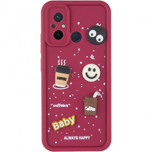 Чохол TPU Toys Case для Xiaomi Redmi 12C / Poco C55 Red / Always Happy - зображення 1 