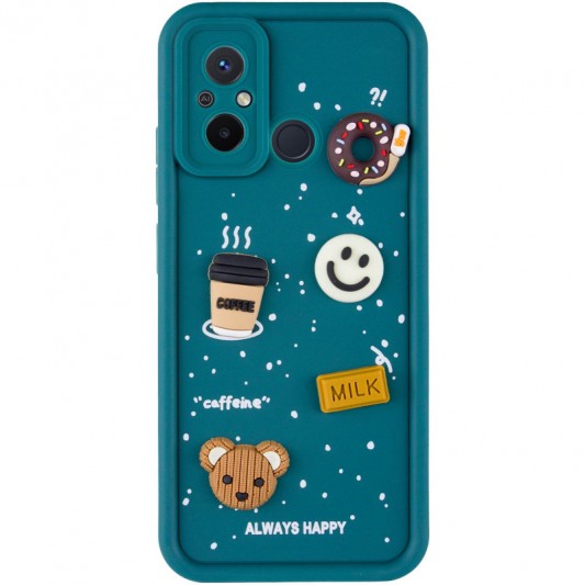 Чехол TPU Toys Case для Xiaomi Redmi 12C / Poco C55 Pine Green / Always Happy - изображение 1