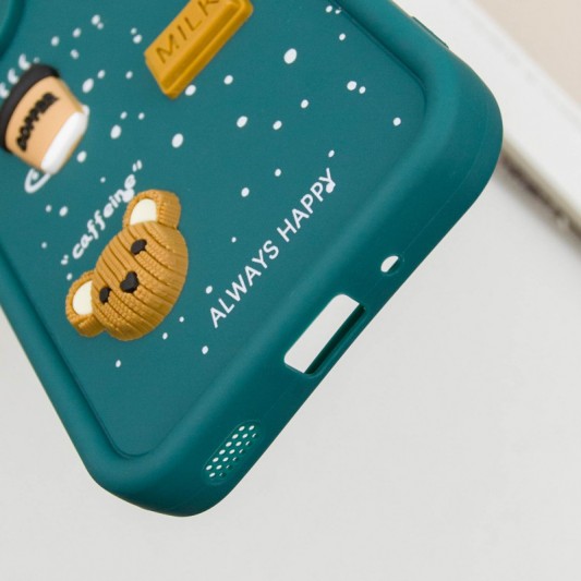 Чехол TPU Toys Case для Xiaomi Redmi 12C / Poco C55 Pine Green / Always Happy - изображение 6