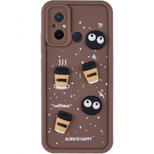 Чохол TPU Toys Case для Xiaomi Redmi 12C / Poco C55 Brown / Always Happy - зображення 1 