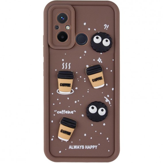 Чохол TPU Toys Case для Xiaomi Redmi 12C / Poco C55 Brown / Always Happy