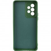 Чехол TPU GETMAN Liquid Silk Full Camera для Samsung Galaxy A33 5G Зеленый / Dark green