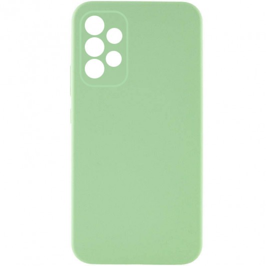 Чехол TPU GETMAN Liquid Silk Full Camera для Samsung Galaxy A33 5G Зеленый / Pistachio