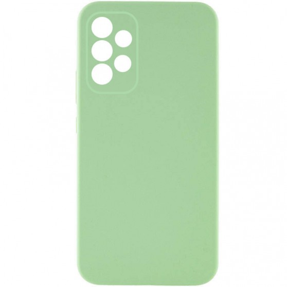 Чехол TPU GETMAN Liquid Silk Full Camera для Samsung Galaxy A33 5G Зеленый / Pistachio