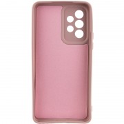 Чехол TPU GETMAN Liquid Silk Full Camera для Samsung Galaxy A33 5G Розовый / Pink Sand