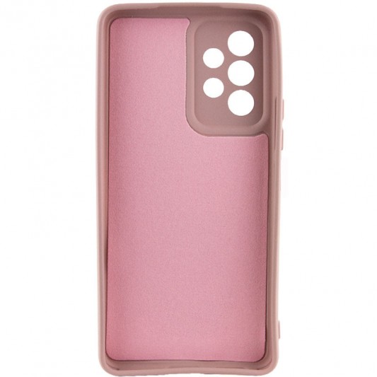 Чехол TPU GETMAN Liquid Silk Full Camera для Samsung Galaxy A33 5G Розовый / Pink Sand - изображение 1