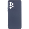 Чехол TPU GETMAN Liquid Silk Full Camera для Samsung Galaxy A33 5G Синий / Midnight Blue