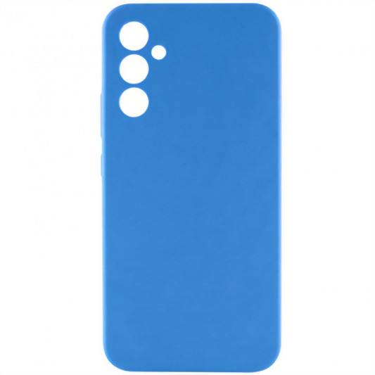 Чехол Silicone Cover Lakshmi Full Camera (AAA) для Samsung Galaxy S23 FE Синий / Denim Blue