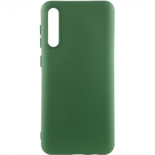 Чехол Silicone Cover Lakshmi (AA) для Samsung Galaxy A50 (A505F) / A50s / A30s Зеленый / Dark green