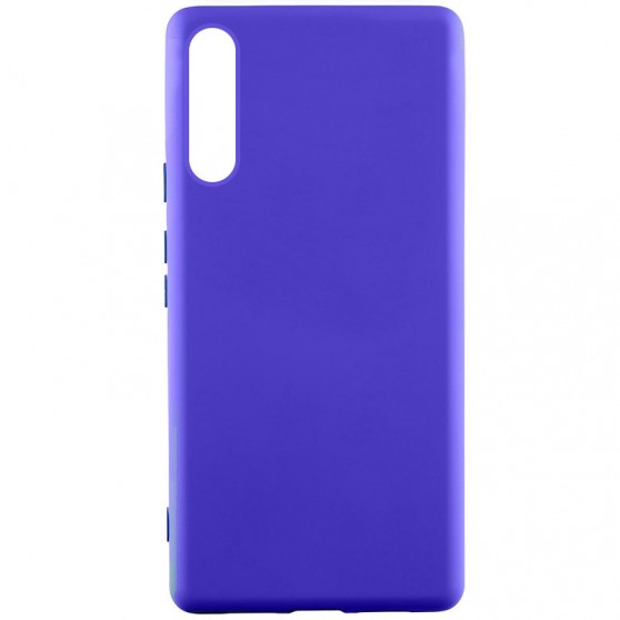Чехол Silicone Cover Lakshmi (AA) для Samsung Galaxy A50 (A505F) / A50s / A30s Синий / Iris
