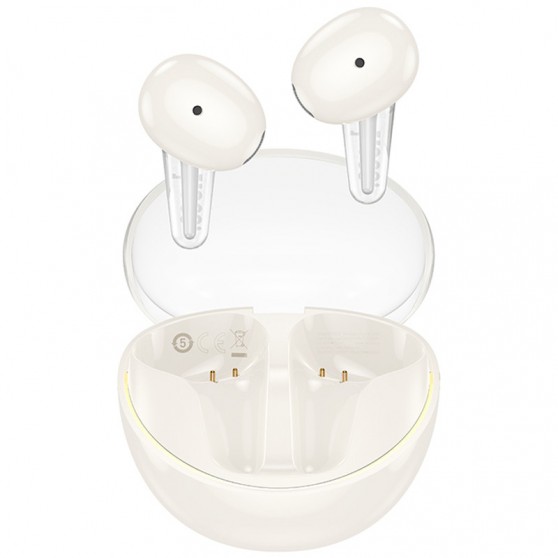 Беспроводные TWS наушники Hoco EW202 Magic Milky White