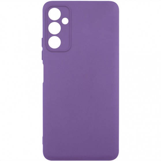 Чехол TPU GETMAN Liquid Silk Full Camera для Samsung Galaxy A34 5G Фиолетовый / Amethyst