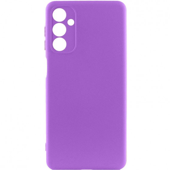 Чохол TPU GETMAN Liquid Silk Full Camera для Samsung Galaxy A34 5G Фіолетовий / Purple