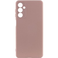 Чехол TPU GETMAN Liquid Silk Full Camera для Samsung Galaxy A34 5G Розовый / Pink Sand