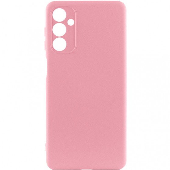 Чехол TPU GETMAN Liquid Silk Full Camera для Samsung Galaxy A34 5G Розовый / Pink
