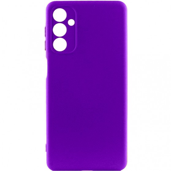 Чехол TPU GETMAN Liquid Silk Full Camera для Samsung Galaxy A54 5G Фиолетовый / Ultra Violet