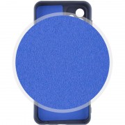 Чохол TPU GETMAN Liquid Silk Full Camera для Samsung Galaxy S22 Ultra Синій / Navy Blue