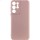 Чохол TPU GETMAN Liquid Silk Full Camera для Samsung Galaxy S22 Ultra Рожевий / Pink Sand