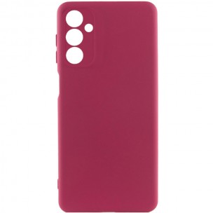 Чехол TPU GETMAN Liquid Silk Full Camera для Samsung Galaxy M23 5G Бордовый / Marsala