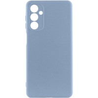 Чехол TPU GETMAN Liquid Silk Full Camera для Samsung Galaxy M23 5G Голубой / Lilac Blue
