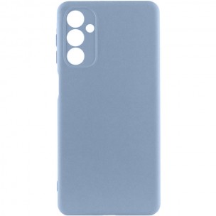 Чехол TPU GETMAN Liquid Silk Full Camera для Samsung Galaxy M23 5G Голубой / Lilac Blue