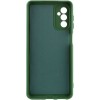 Чохол TPU GETMAN Liquid Silk Full Camera для Samsung Galaxy M23 5G Зелений / Dark green