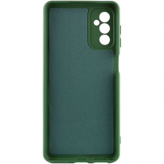 Чохол TPU GETMAN Liquid Silk Full Camera для Samsung Galaxy M23 5G Зелений / Dark green